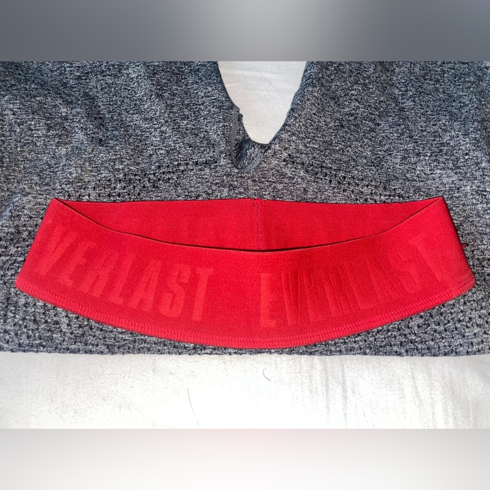 Gray and red woman leggings stretch comfortable for walking 🚶‍♀️or work out